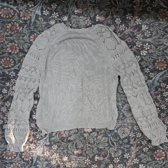 Neuflora Abilene Sweater-Light Sage - Picture 3 of 8